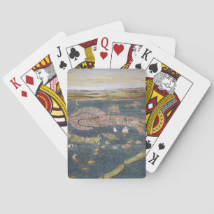 VENICE: MAP, 16TH CENTURY PLAYING CARDS
