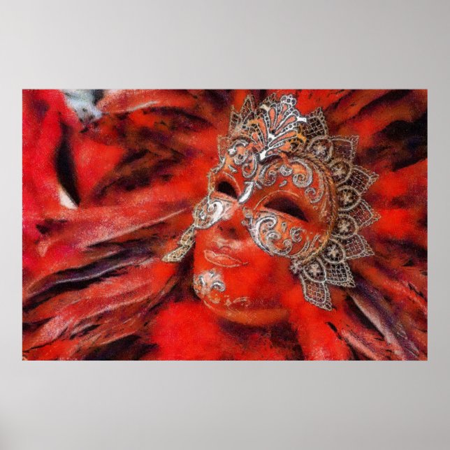 Venice mask poster (Front)