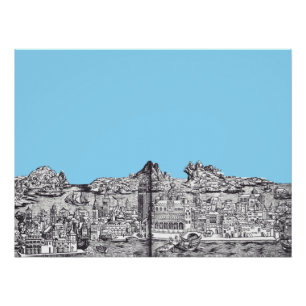 Venice medieval city in Italy Poster