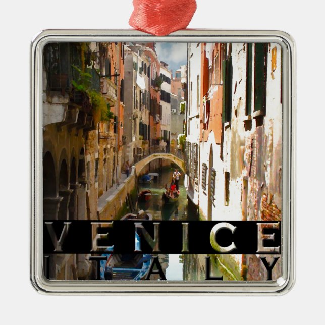 Venice Metal Tree Decoration (Front)