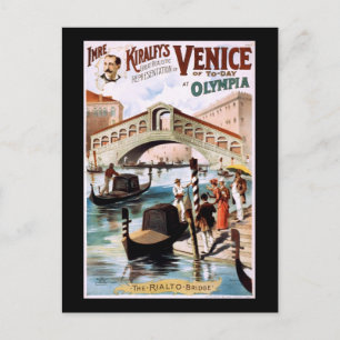 Venice of to-day at Olympia Postcard