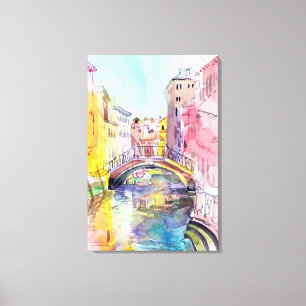 Venice painting art canvas print