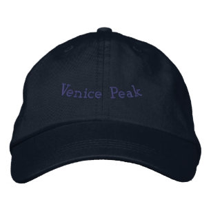 Venice Peak Navy Oceanfront Trendsetter Lifestyle Embroidered Hat
