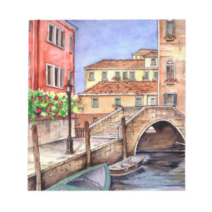 Venice - Pen & Wash Watercolor Notepad