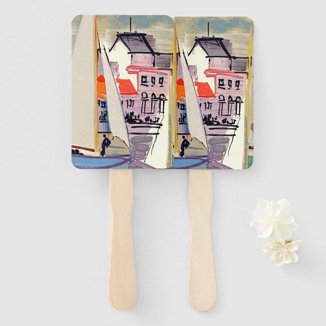 Venice Raoul Dufy Set of Fans (Front and Back)