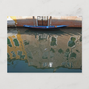 Venice reflection postcard