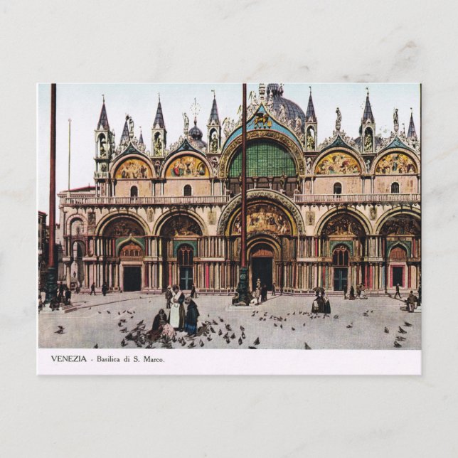 Venice, Replica Vintage Postcard 1910 (Front)