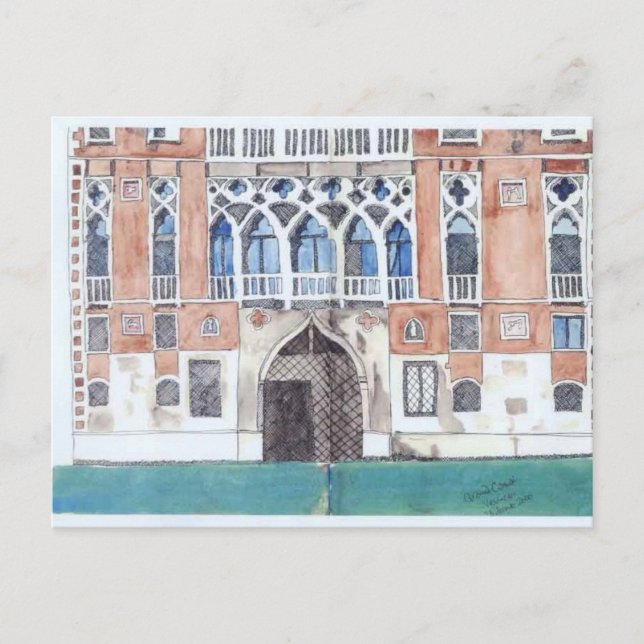 Venice sketch postcard (Front)