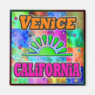 Venice Sun & Palms Magnet