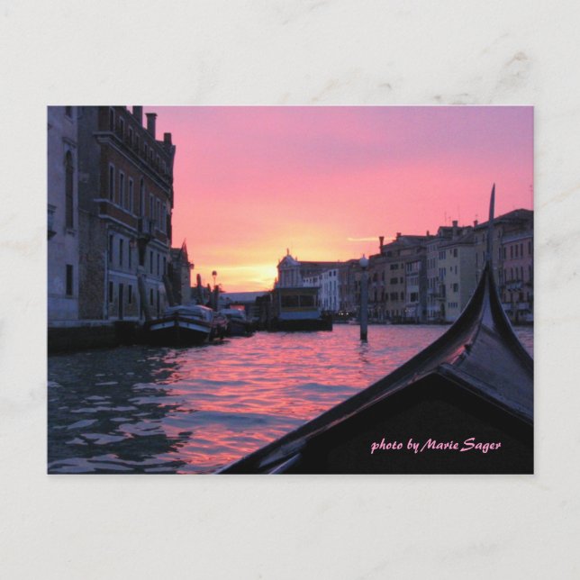 Venice Sunset Postcard (Front)