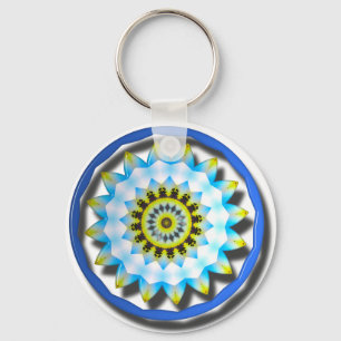 Venice Surfboard Star Sunset Key Ring