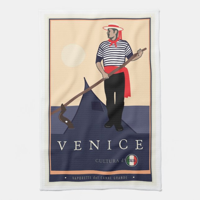 Venice Tea Towel (Vertical)