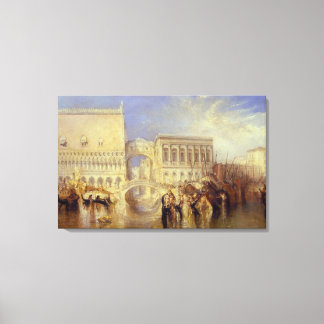 Venice the Bridge of Sighs J. M. W. Turner Italy  Canvas Print