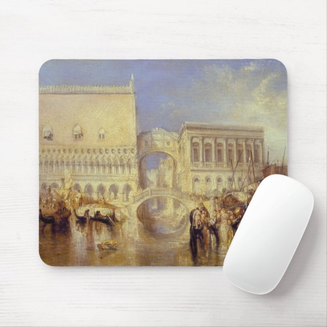 Venice the Bridge of Sighs J. M. W. Turner Italy Mouse Pad (With Mouse)