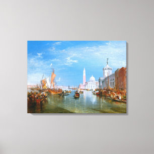 Venice: The Dogana and San Giorgio Maggiore Canvas Print