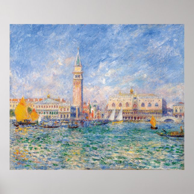 Venice (The Doge’s Palace) Auguste  Renoir   Poster (Front)