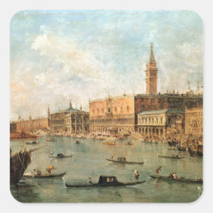 Venice: The Doge's Palace and the Molo from the Ba Square Sticker