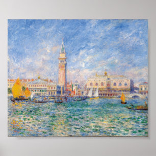 Venice (The Doge's Palace) Pierre-Auguste Renoir Poster