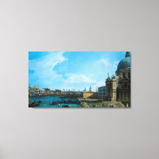 Venice: The Grand Canal by Canaletto Canvas Print