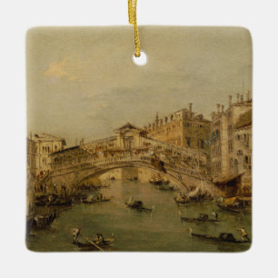 Venice The Rialto Ceramic Tree Decoration