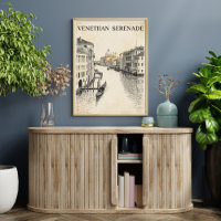 Venice Travel | Retro Gondola Canal Vintage