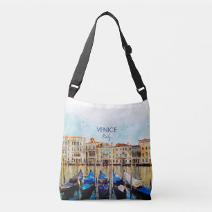VENICE VENEZIA watercolor - Italy Travel souvenir Crossbody Bag