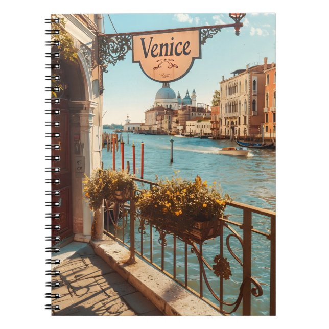 Venice vintage Photography Notebook (Front)