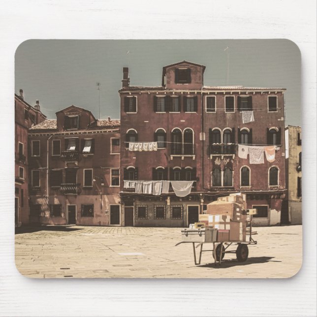 Venice vintage-style landscape mouse pad (Front)