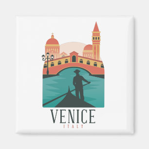 Venice Vintage Travel Magnet