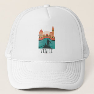 Venice Vintage Travel Trucker Hat