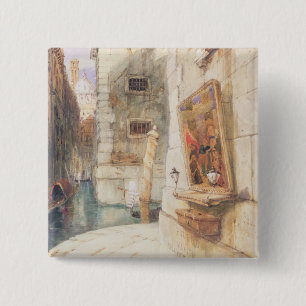 Venice (w/c) 15 cm square badge