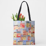 Venice Watercolor Tote Bag<br><div class="desc">A watercolor painting of Venice,  Italy.  Architecture,  buildings,  canals and waterways,  gondolas and bridges.  Original art by Nic Squirrell.</div>