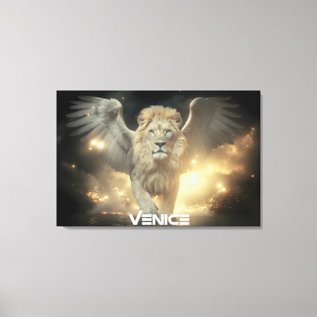 VENICE - WINGED LION CANVAS PRINT (Front)