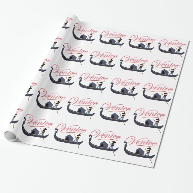 Venice Wrapping Paper (Unrolled)