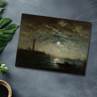 Venise et le Campanile au Clair de Lune 