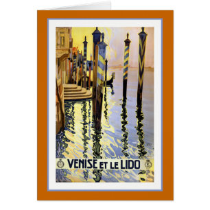 "Venise et le Lido" Vintage Travel Poster