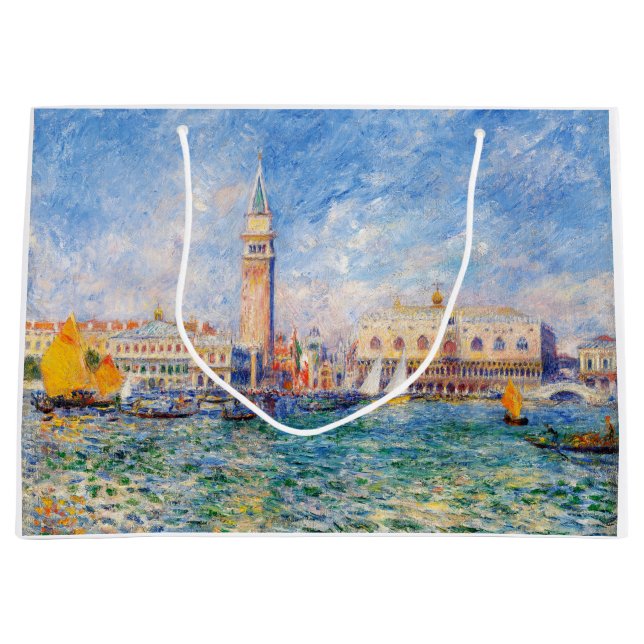 Venise, Venezia, Renoir Large Gift Bag (Front)
