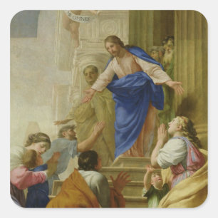 Venite as me Omnes Square Sticker