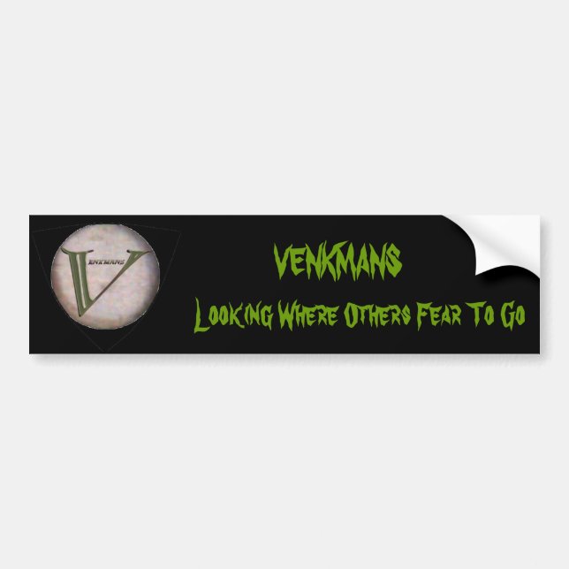 Venkman Bumper Sticker (Front)