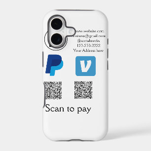 Venmo paypal scan to pay add q r code logo text na