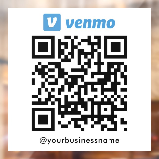 Venmo QR Code Payment Scan to Pay White (Sheet 2)