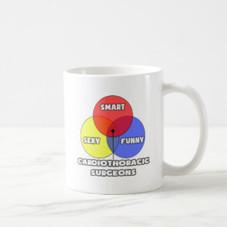 Venn Diagram .. Cardiothoracic Surgeons Coffee Mug