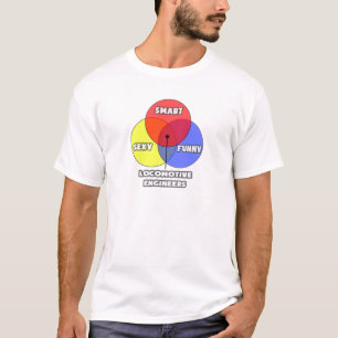 Venn Diagram .. Locomotive Engineers T-Shirt
