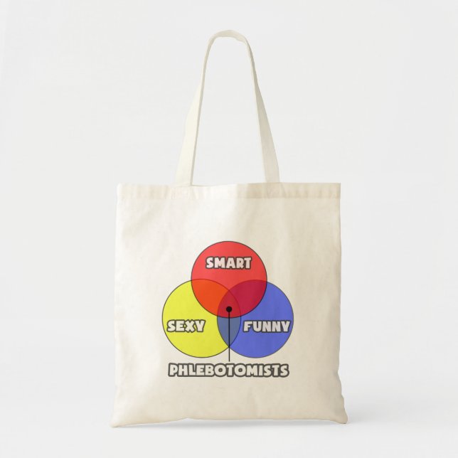 Venn Diagram .. Phlebotomists Tote Bag (Front)