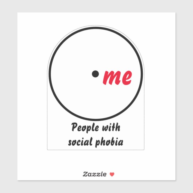 Venn diagram single diagnosis Vinyl Sticker (Sheet)