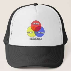 Venn Diagram .. Statisticians Trucker Hat