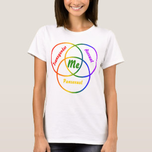 Venn diagram three identities T-Shirt