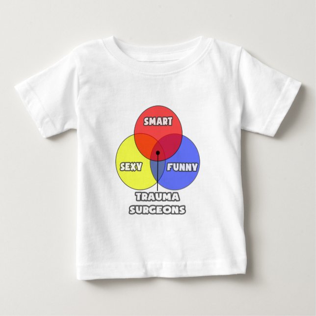 Venn Diagram .. Trauma Surgeons Baby T-Shirt (Front)