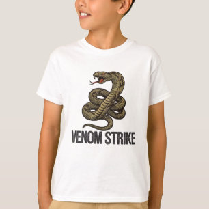 Venom Fury: Deadly Rattlesnake Strike T-Shirt