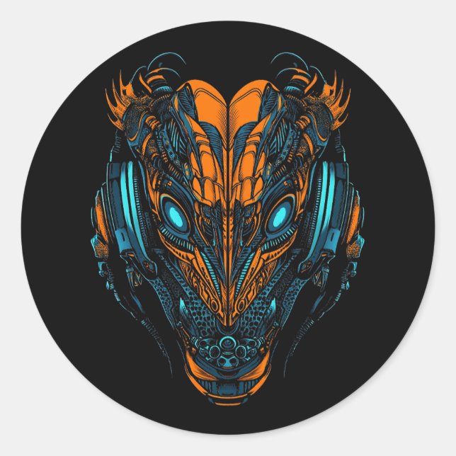 Venom Protocol Classic Round Sticker (Front)